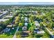 Aerial view of residential neighborhood showcasing homes and landscape at 6700 90Th N Ave, Pinellas Park, FL 33782