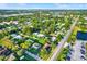 Aerial view of neighborhood, showing houses, streets, and green spaces at 6700 90Th N Ave, Pinellas Park, FL 33782