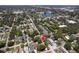 Aerial view showcasing the home's location and surrounding area at 4000 7Th N Ave, St Petersburg, FL 33713