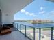 Serene balcony boasting water views and comfortable seating at 5120 Marina Way # 3303, Tampa, FL 33611