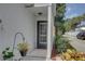 Attractive front door entrance to a townhouse at 9247 Jakes Path, Largo, FL 33771