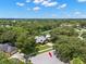 Aerial view showing home's location and neighborhood at 3045 Kevlyn Ct, Safety Harbor, FL 34695