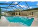 Inviting screened pool area with ample space at 3045 Kevlyn Ct, Safety Harbor, FL 34695