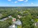 Aerial view showcasing home's street location at 3045 Kevlyn Ct, Safety Harbor, FL 34695