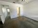 Bedroom with access to a bathroom and carpet at 182 114Th Ne Ter # 182, St Petersburg, FL 33716