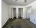 Bedroom with two closets and carpet flooring at 182 114Th Ne Ter # 182, St Petersburg, FL 33716