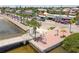 Waterfront view of walkway and restaurants at 3108 58Th S St, Gulfport, FL 33707