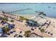Aerial view of Gulfport waterfront, showing the casino, pier, and surrounding area at 3108 58Th S St, Gulfport, FL 33707