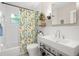 Stylish bathroom with a bathtub and updated vanity at 2517 Trinidad St, Sarasota, FL 34231