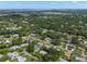 Aerial perspective of a house nestled in a tree-lined neighborhood at 2517 Trinidad St, Sarasota, FL 34231