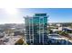 Stunning exterior of a modern high-rise building featuring glass windows, balconies, and a sleek architectural design at 777 3Rd N Ave # 1401, St Petersburg, FL 33701