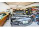 Attached garage with ample space for a car and storage at 865 Maclaren N Dr # D, Palm Harbor, FL 34684