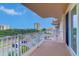 Private balcony offering scenic views of the city and water at 223 Island Way # 5D, Clearwater Beach, FL 33767