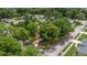 Aerial view showing home's location and neighborhood at 135 Se Monroe N Cir, St Petersburg, FL 33703