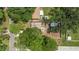 Aerial view of property and surrounding area at 135 Se Monroe N Cir, St Petersburg, FL 33703