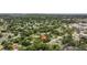 Aerial view of property and surrounding area at 135 Se Monroe N Cir, St Petersburg, FL 33703