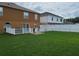 Spacious backyard with deck and fence at 2719 Mingo Dr, Land O Lakes, FL 34638