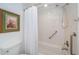 Bathroom with tub and shower at 8693 Bardmoor Blvd # 202B, Seminole, FL 33777