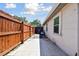 Private backyard with a wooden fence and patio area at 342 40Th N St, St Petersburg, FL 33713