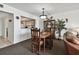 Dining area adjacent to kitchen, offering seamless flow to the living area at 14950 Gulf Blvd # 404, Madeira Beach, FL 33708
