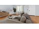 Living room featuring a neutral color palette and plenty of natural light at 3300 Fox Chase N Cir # 231, Palm Harbor, FL 34683