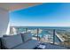 Serene balcony overlooking the marina and cityscape at 100 1St N Ave # 2501, St Petersburg, FL 33701