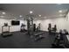 Modern gym with various equipment including treadmills and weights at 11500 Gulf Blvd # 403, Treasure Island, FL 33706