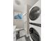 Convenient in-unit laundry with stackable washer and dryer at 8911 Blind Pass Rd # 305, St Pete Beach, FL 33706