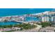 Expansive coastal view showcasing marina and beach at 8911 Blind Pass Rd # 305, St Pete Beach, FL 33706