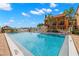 Refreshing community pool with water views at 8911 Blind Pass Rd # 305, St Pete Beach, FL 33706
