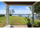 Relaxing waterfront view from covered porch at 5134 Salmon Se Dr # A, St Petersburg, FL 33705