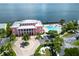 Community clubhouse with pool, parking and waterfront views at 5134 Salmon Se Dr # A, St Petersburg, FL 33705