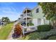 Waterfront property with lush landscaping and a patio at 5134 Salmon Se Dr # A, St Petersburg, FL 33705