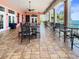 Spacious waterfront patio with comfortable seating at 5134 Salmon Se Dr # A, St Petersburg, FL 33705