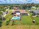 Home with solar panels, pool, and large backyard at 10177 Sunburst Ct, Spring Hill, FL 34608