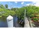 Easy canal access with a lift at 435 Westwinds Drive, Palm Harbor, FL 34683