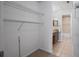 Large closet with wire shelving providing ample storage at 200 Country Club Dr # 1004, Largo, FL 33771