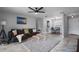 Bright living room features stylish furniture and a spacious layout at 200 Country Club Dr # 1004, Largo, FL 33771