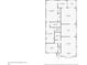 Floor plan showcasing a 2-bedroom, 2-bathroom house at 2827 11Th N Ave, St Petersburg, FL 33713