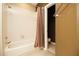 Bathroom with shower/tub combo and a toilet at 11520 Shipwatch Dr # 1386, Largo, FL 33774