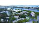 Aerial view of the property and its waterfront location at 11520 Shipwatch Dr # 1386, Largo, FL 33774