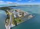 Aerial view showing property location on Honeymoon Island at 1 Gateshead Dr # 209, Dunedin, FL 34698