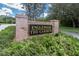 Englewood the Gardens community entrance sign at 5204 New Brittany Ln, Zephyrhills, FL 33541
