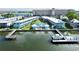 Aerial view showing waterfront location at 1840 Shore S Dr # 5, South Pasadena, FL 33707