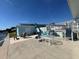 Outdoor patio with table and chairs at 1840 Shore S Dr # 5, South Pasadena, FL 33707