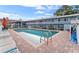 Clean and refreshing community pool area at 1840 Shore S Dr # 5, South Pasadena, FL 33707