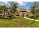 Community mailbox area with well maintained landscaping at 17860 Althea Blue Pl, Lutz, FL 33558