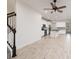 Open floor plan with kitchen and living room at 17860 Althea Blue Pl, Lutz, FL 33558