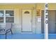 Front door entrance with a welcome sign at 6220 5Th S Ave, St Petersburg, FL 33707
