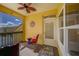 Private balcony with seating and scenic views at 10764 70Th Ave # 5302, Seminole, FL 33772